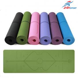 Thảm tập yoga TPE đinh tuyến 8mm - Giá rẻ nhất - 24hsport,vn