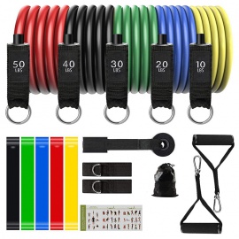 Bộ 5 dây đàn hồi cao cấp Fitness Nhập Khẩu - Giảm 35% - 24hsport.vn