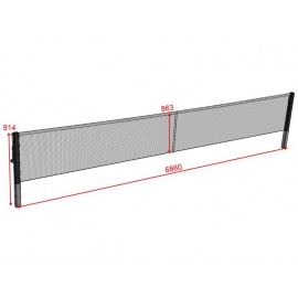 Trụ pickleball cố định thi đấu 303705-P  - Giá rẻ nhất Hà Nội